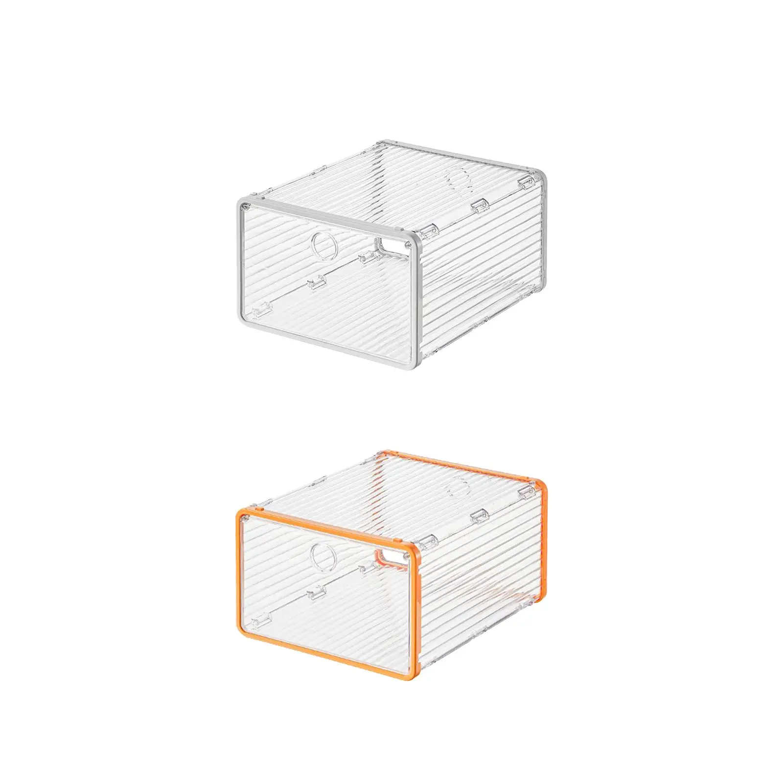 Large Shoe Storage Box Shoe Organizer Multifunction with Lids Toy Boxes Clear Container for Closet Dorm Apartment RV Laundry
