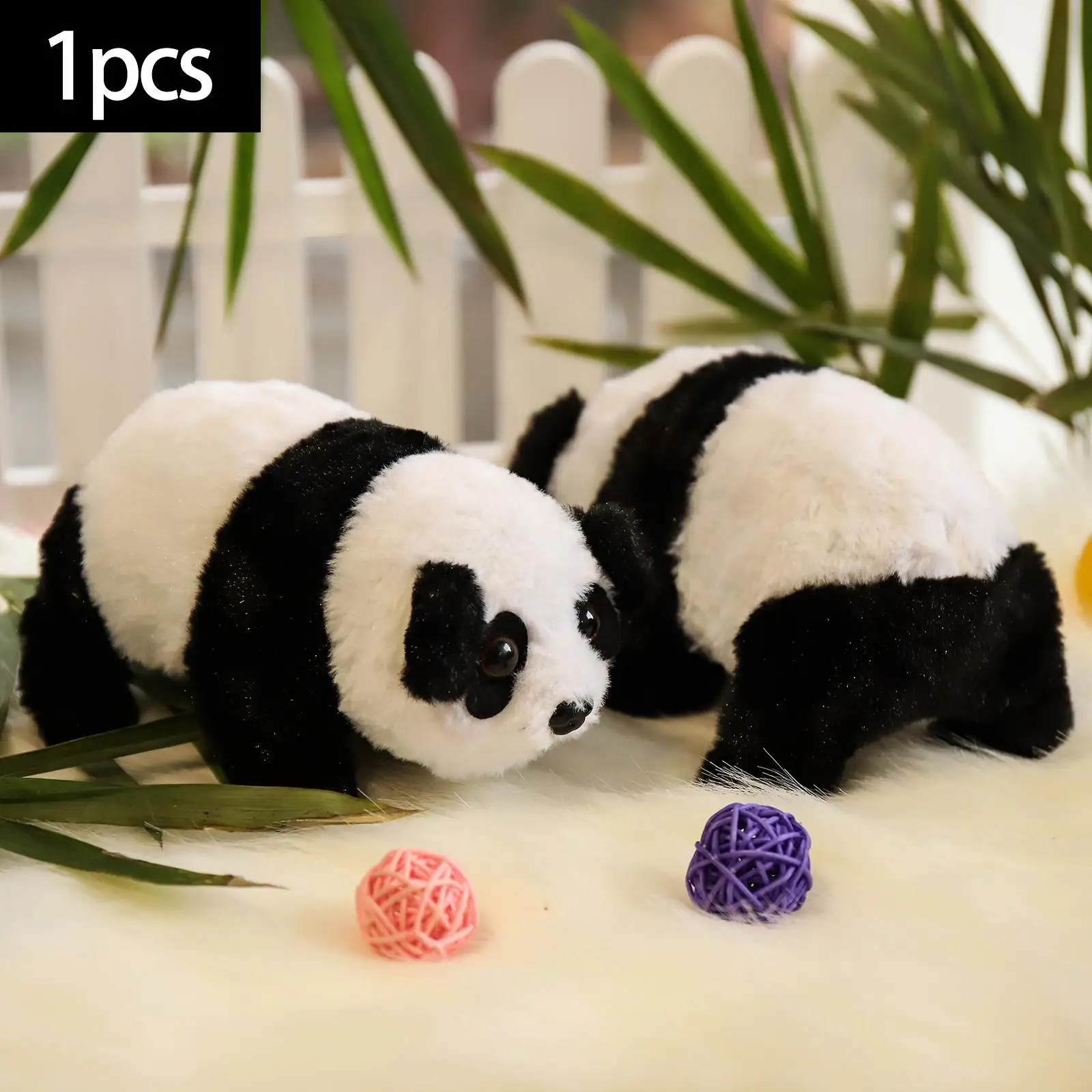 Electric Walking Panda Toy Plush Appease Toy Stuffed Animal Interactive Play