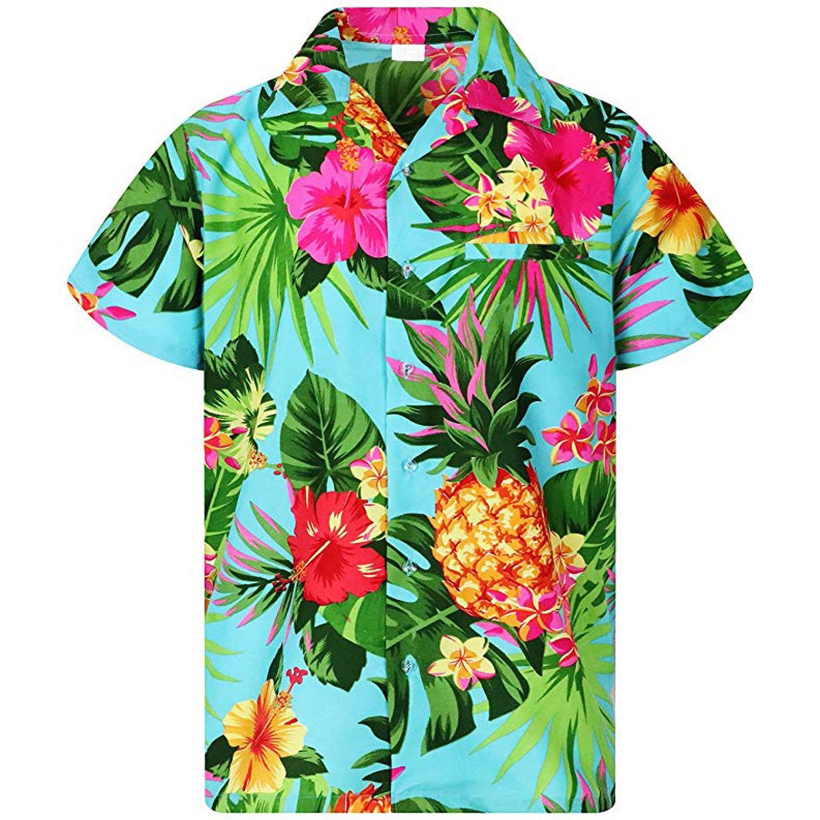 Title 6, Women Hawaiian Shirts Tropical Floral Pineapple...