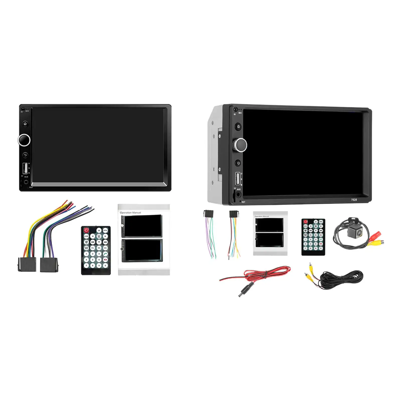 7inch Screen Car MP5 Player FM Radio Modification Accessories Handsfree Mirror Link Support TF Card Plug and Play