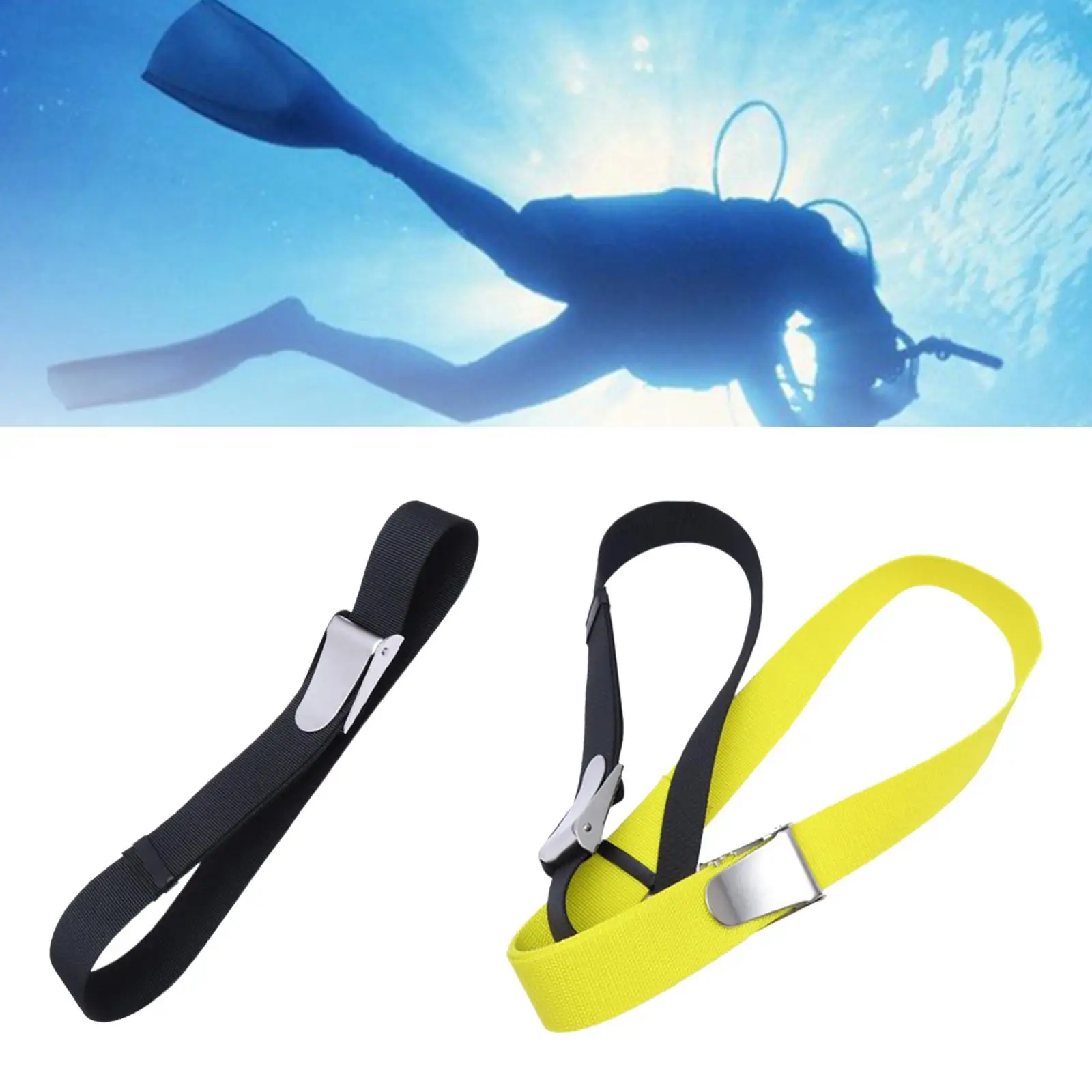1.35 /1.8m Scuba Diving Weight Belt QR Buckle Dive Snorkeling Waist Belt Webbing Buckle Equipment Gear for Women Men Adults Kids