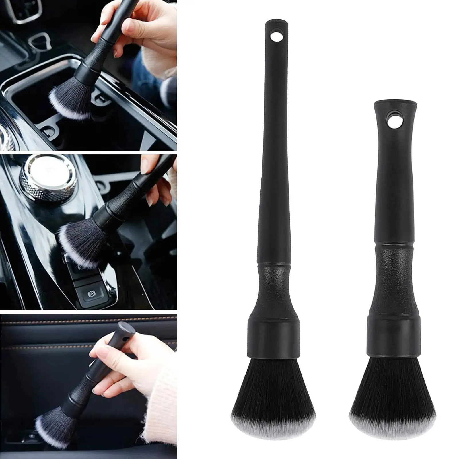Soft Automotive Detail Brushes Fit for Cleaning Interior Exterior