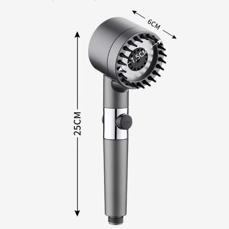 (Early July 4th Sale While Supplies Last Now-50% Off) Powerful Massage Shower Head With Versatile One-button Adjustment