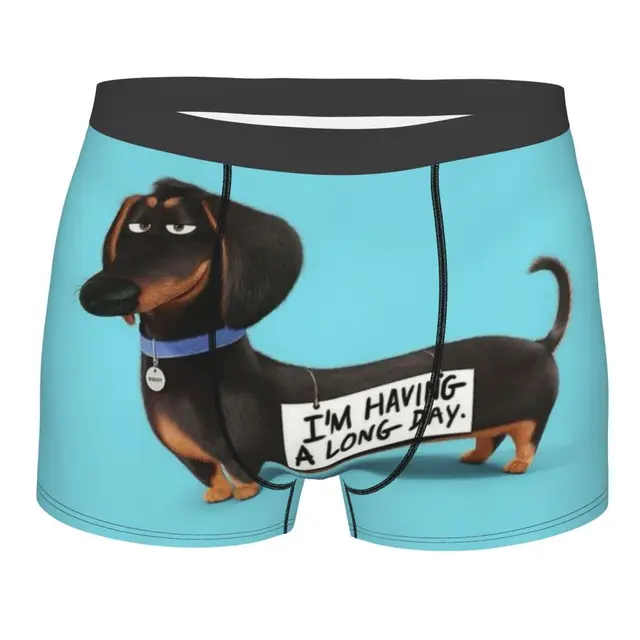 Underpants Funny Deadlifting Da Sausage Dog Homme Panties Men's Underwear  Comfortable Shorts Boxer Briefs