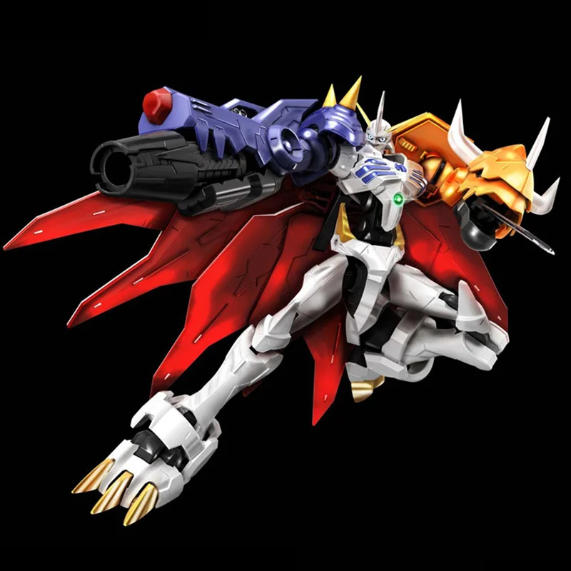Bandai Original Genuine Figure-rise Standard Anime Digimon Adventure Royal Knights Omegamon Assembly Model Action Figures Toys