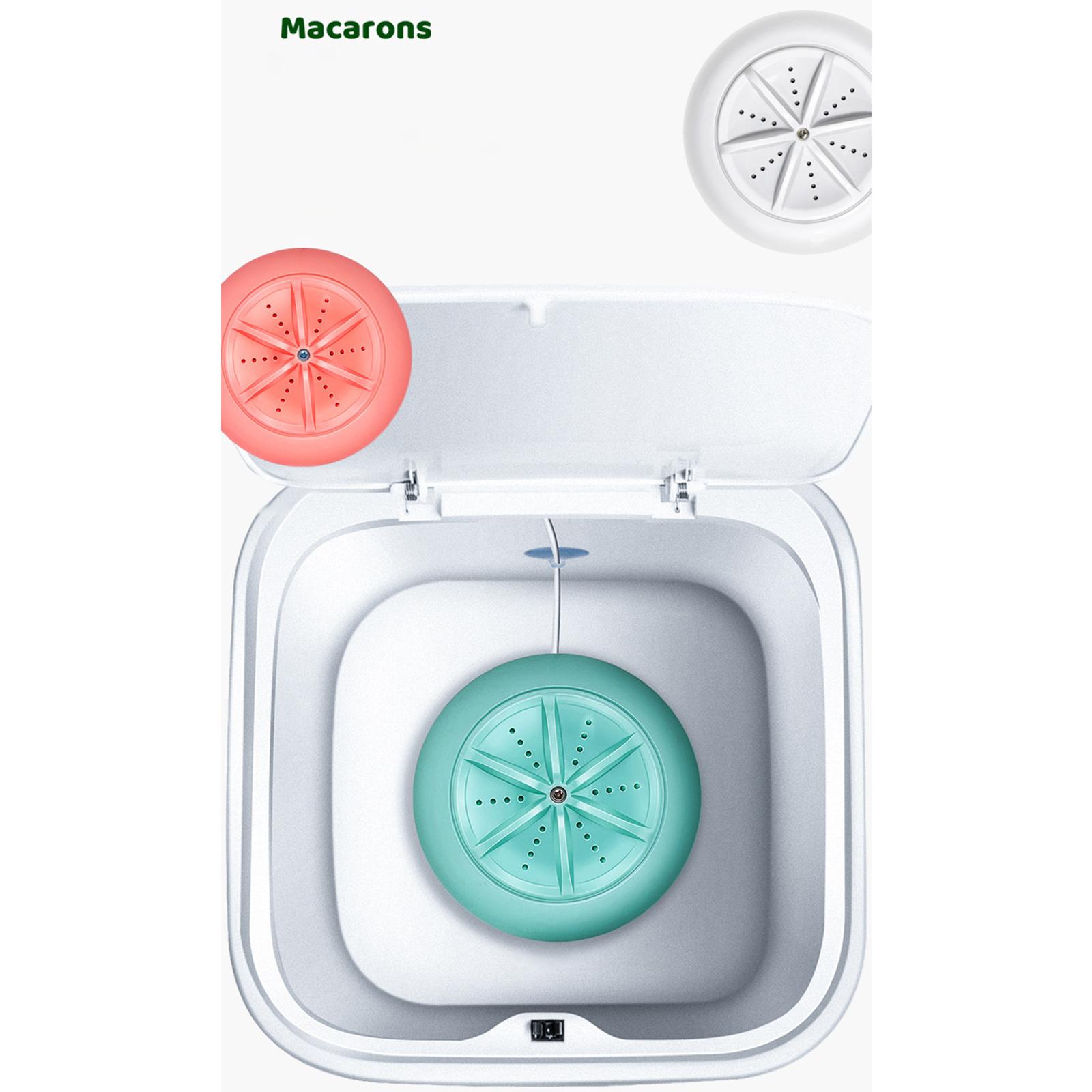 Mini Washing Machine Automatic Household 10L Portable Ultrasonic Turbo Washing Machine Wash Dry Underwear Care Cleaner