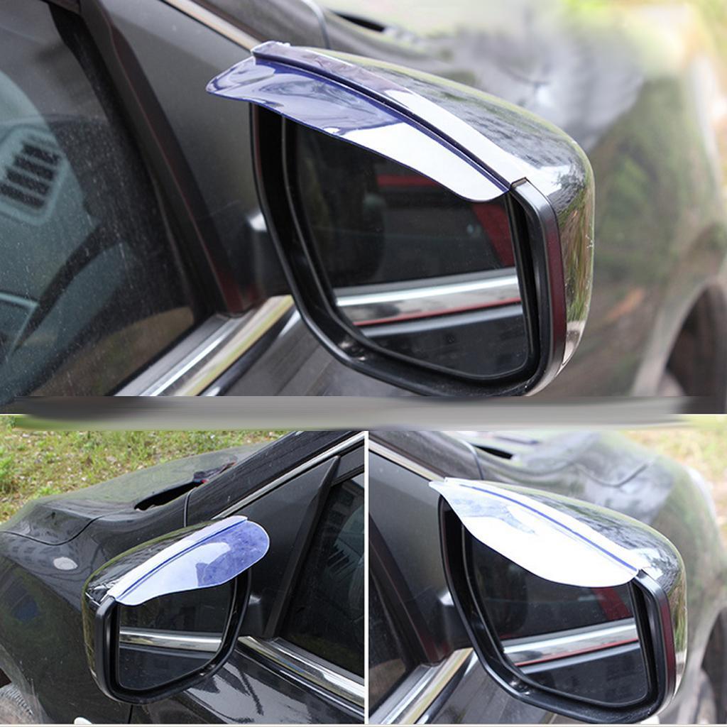 2x Universal Car Rearview Mirror Eyebrow  Rainproof Sun Shade Visor