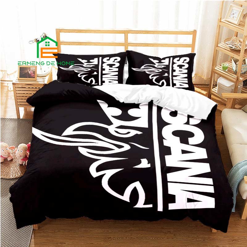 Description Picture 4 of itemScania Truck Logo Duvet Cover Set Bedding for Aldult Kids Bed Set Game Quilt Cover Comforter Cover Bedding Set