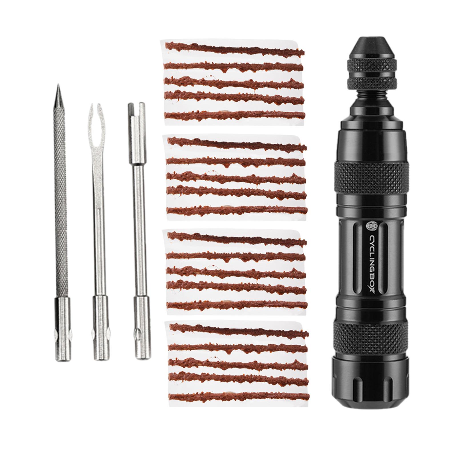 Tubeless Puncture Tire Repair Kit Emergency Car Truck Motorcycle Tyre Strips