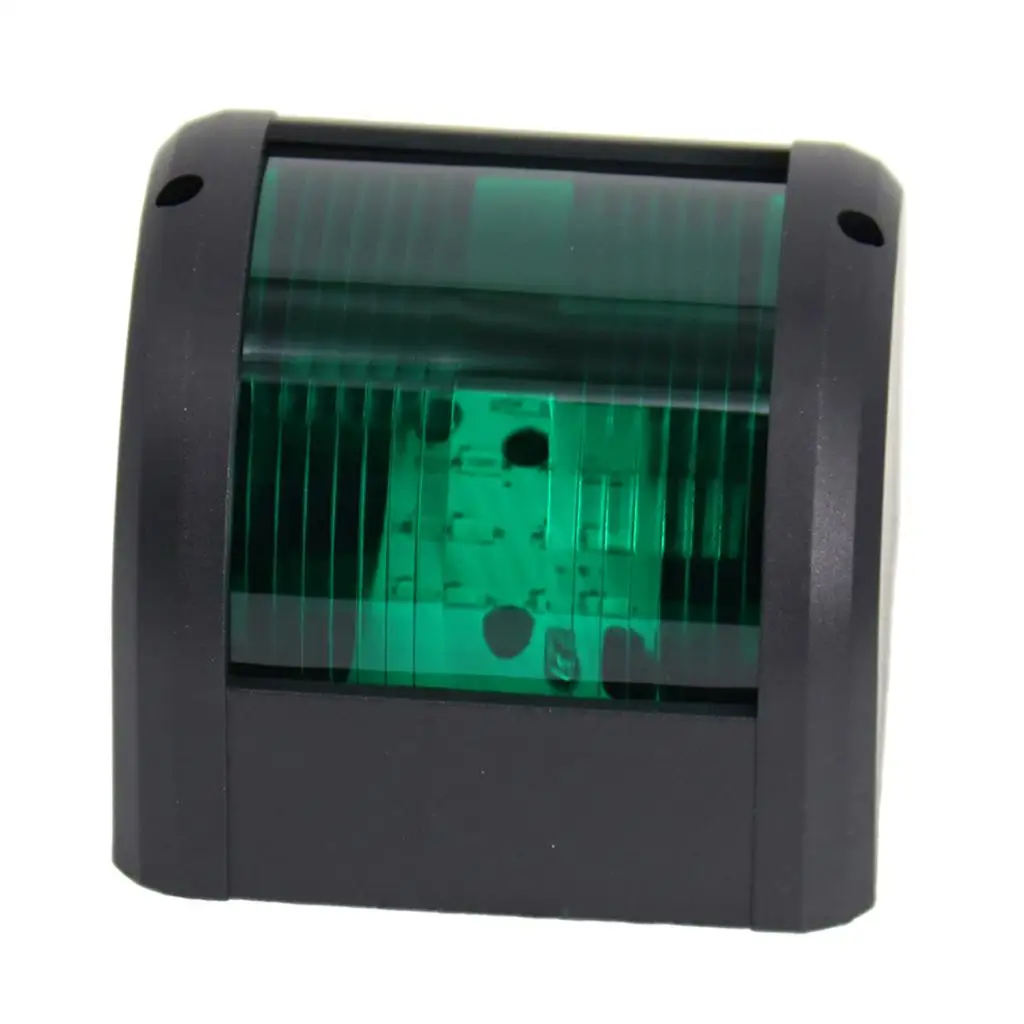 Waterproof LED SMD GREEN LARGE STARBOARD Signal Light Marine Boat Yacht