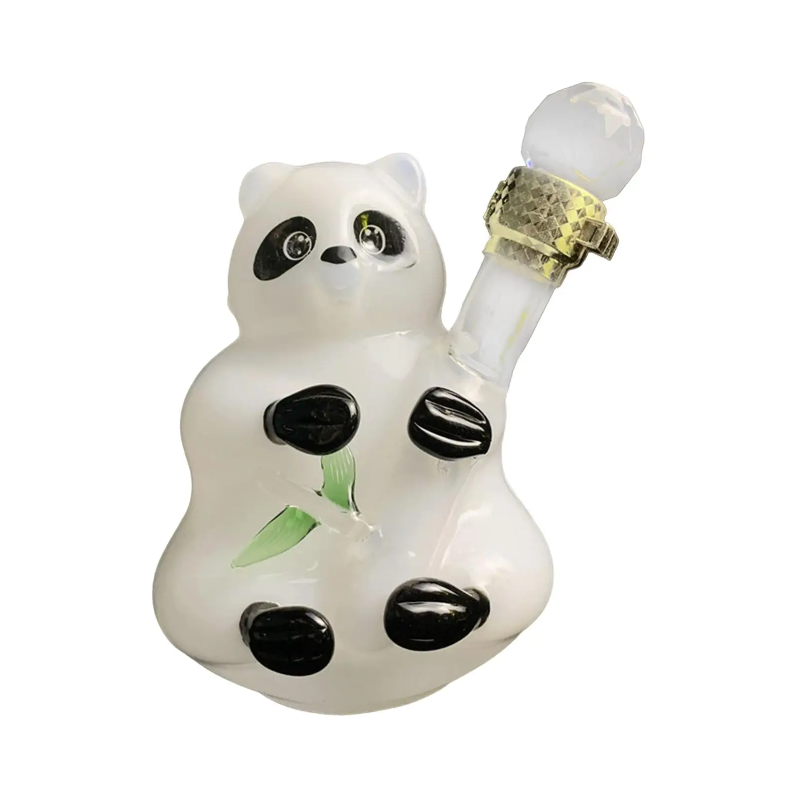 Panda Pattern Drinks Decanter Pitcher Carafe Dispenser Glass Aerator Pour Holder for Anniversary Kitchen Home Party Dining