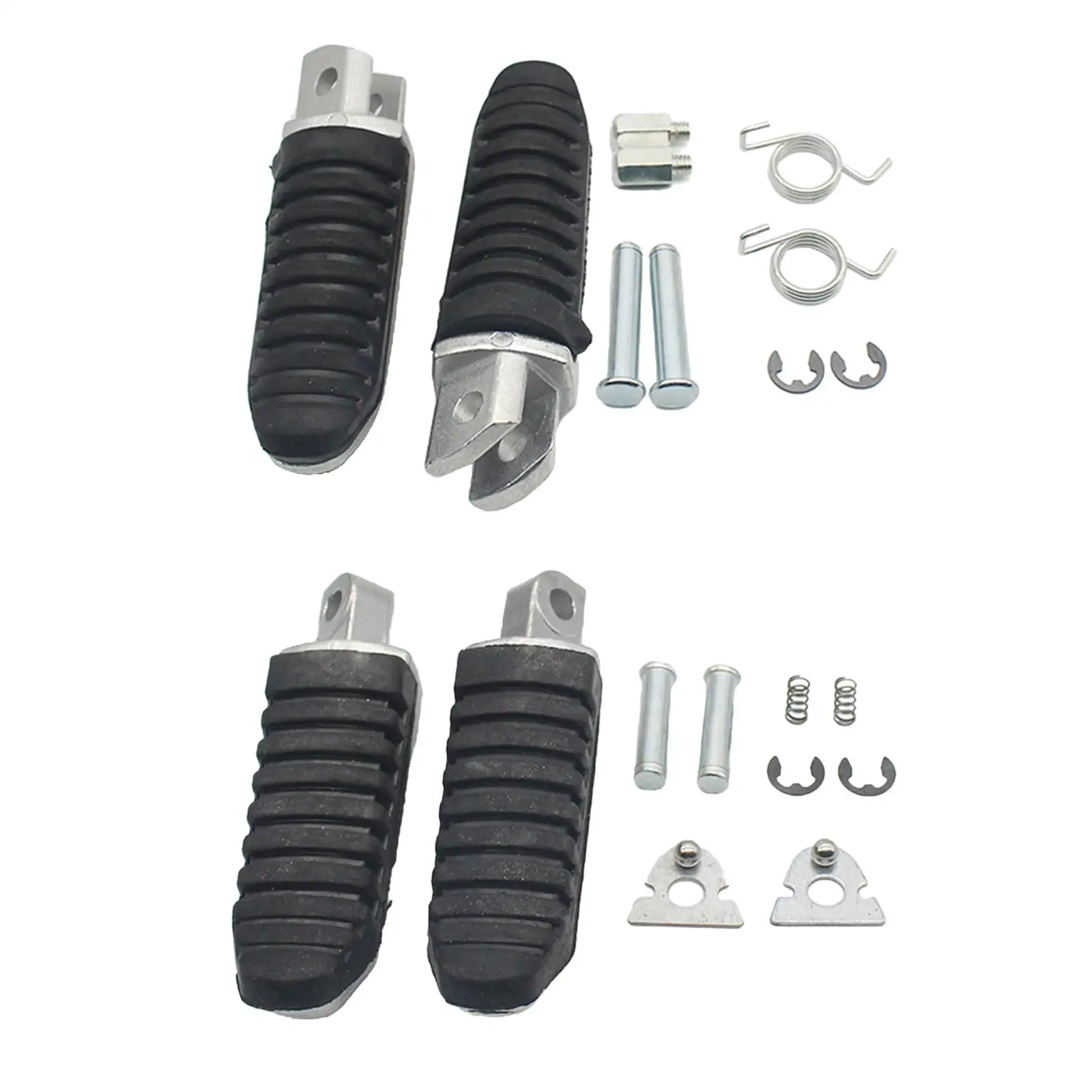 Aluminum Motorcycles Foot Pegs Foot Rest Pedals for Suzuki 650F, Motorcycle