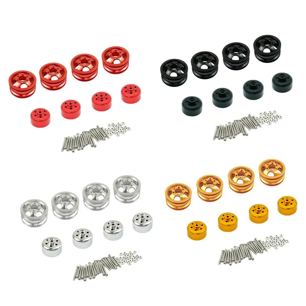 RC Car Wheel Hubs, Replacement, Set for WPL B-14 B-14K C-34 C-34K C-44km B-36 B-36K