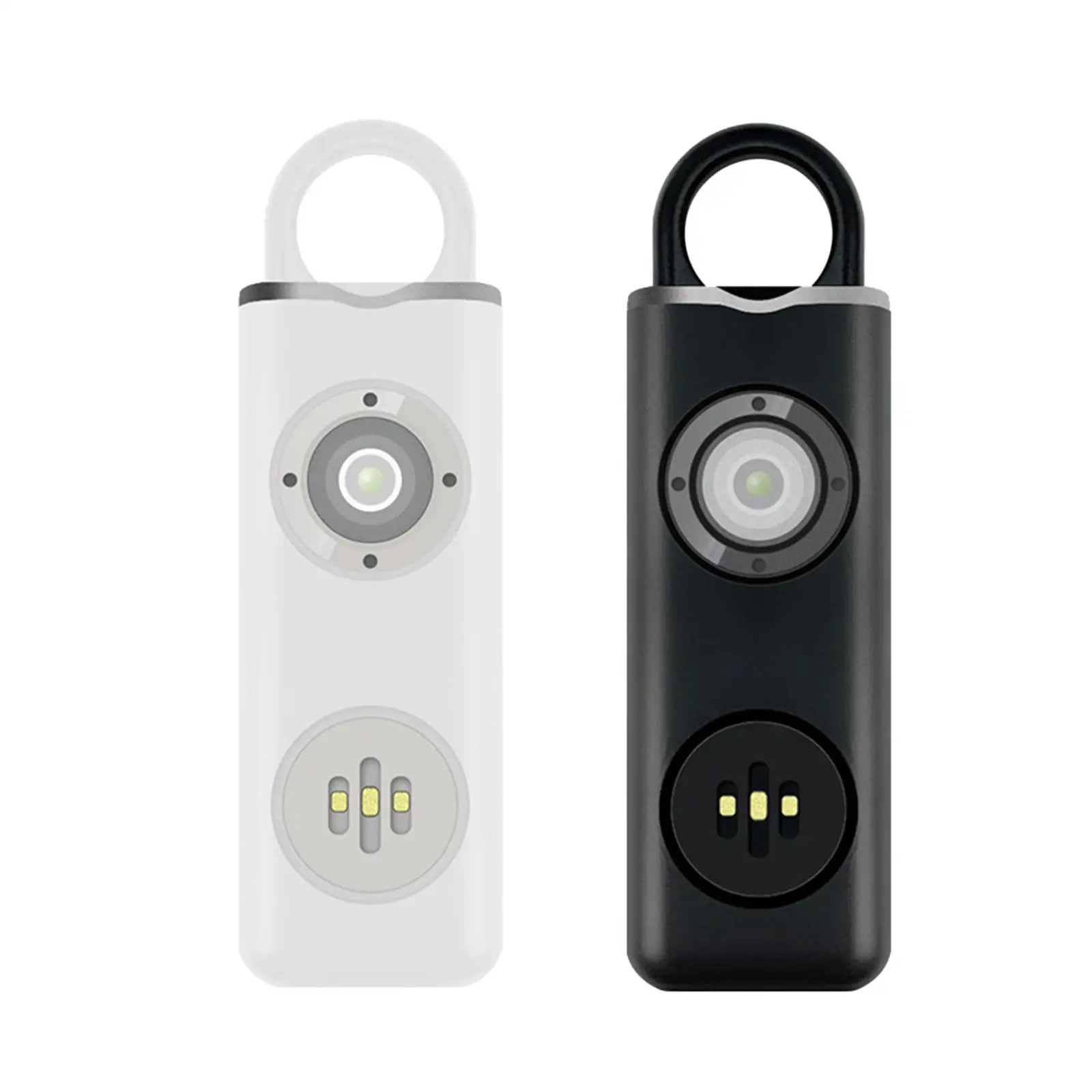 130dB Loud Song Personal Alarm with LED Lights Carabiner Emergency Alarm Alarm for Elderly Camping Hiking