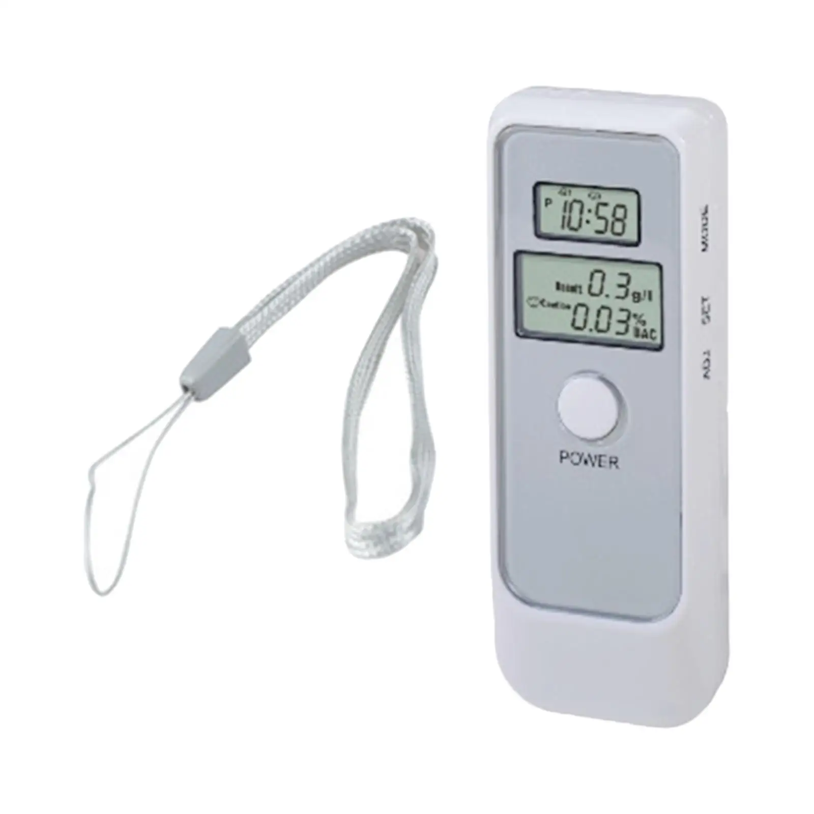 Portable Digital Breath   Dual LCD Good Accuracy Clock Quick Resume    for Drivers Personal Use