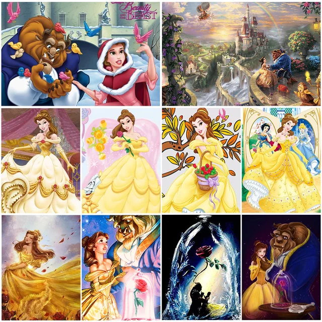Disney Cartoon Digital Oil Painting Dark Princess Paint By Number Suitable  for Adult Hand Painted Home