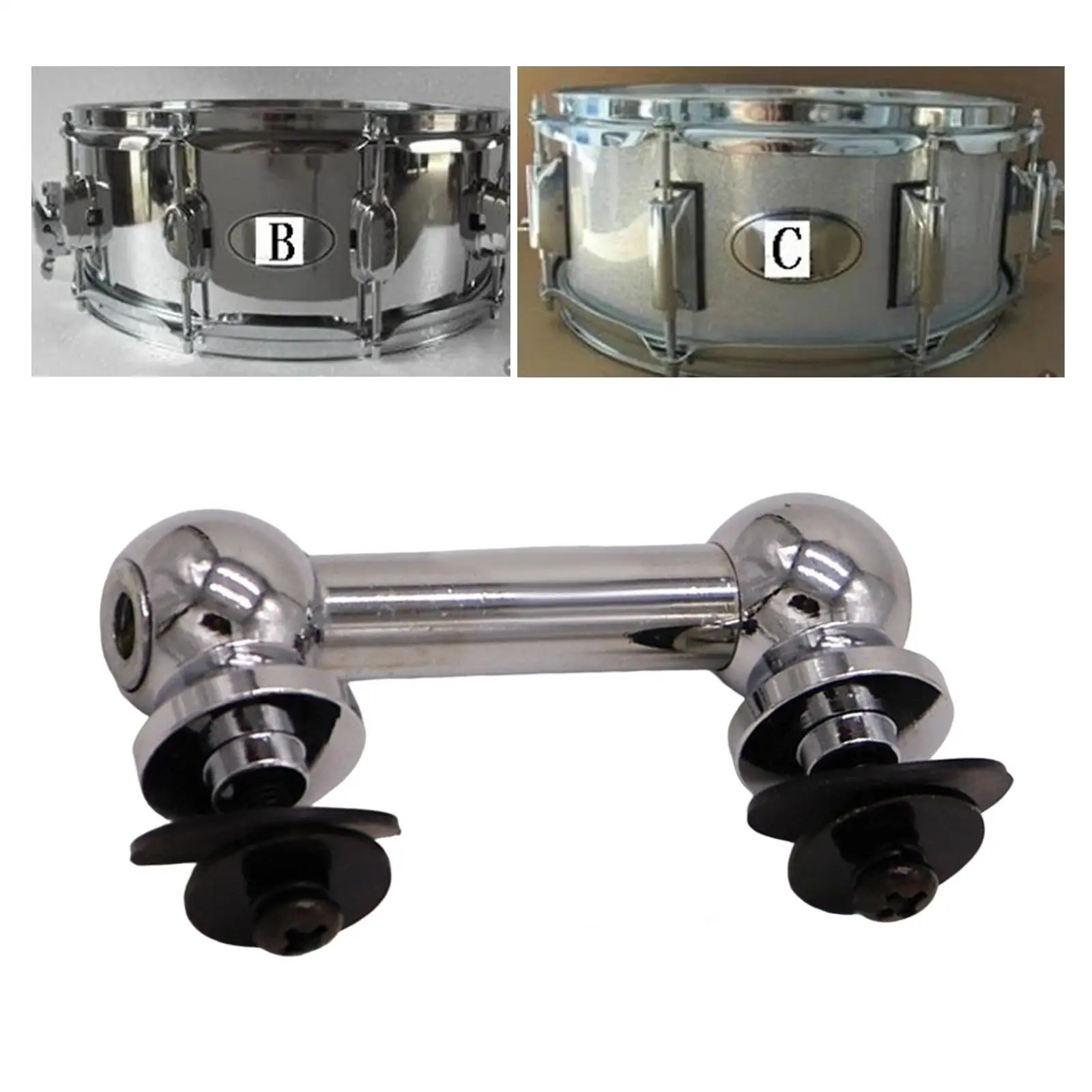 Aluminum Alloy Double End Drum Lugs Snare Drum Lug Two Side Drum Lug Drum Replacement Parts Percussion Instruments Part