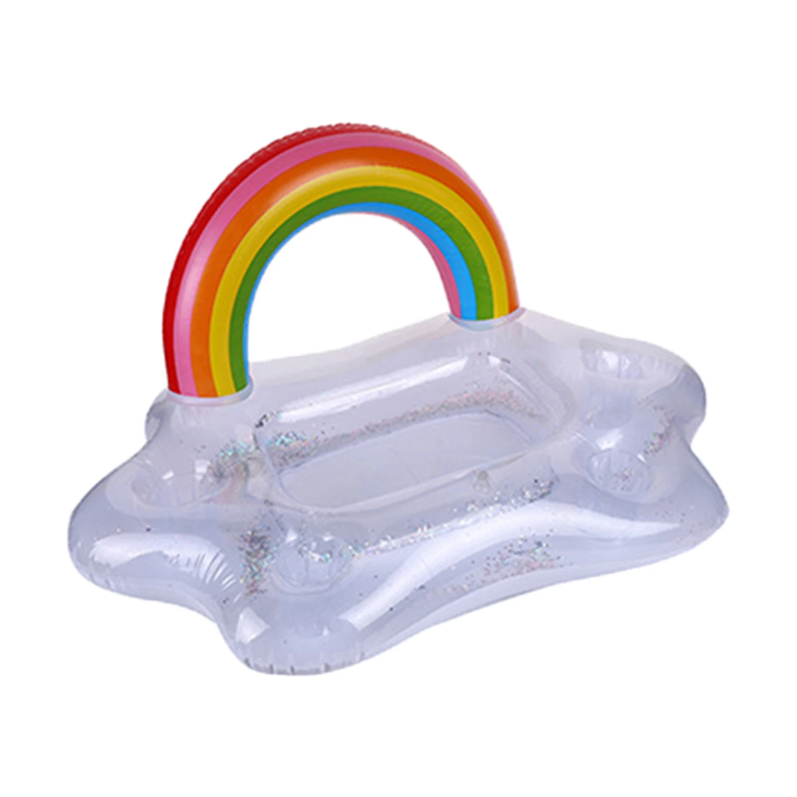 PVC Inflatable Swimming   Drink Holder  Outdoor  Floating Beverage Cup Bottle Tray Accessories