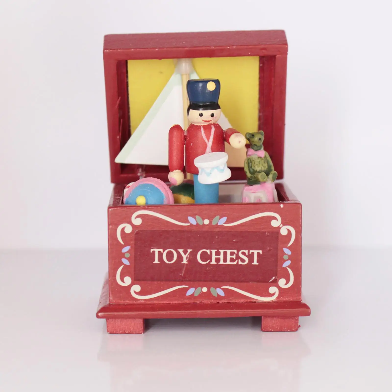 Dollhouse Toys Chest Full of Toys Decoration Ornaments Craft Project for Dollhouse Fairy Garden Playhouse DIY Projects Bedroom