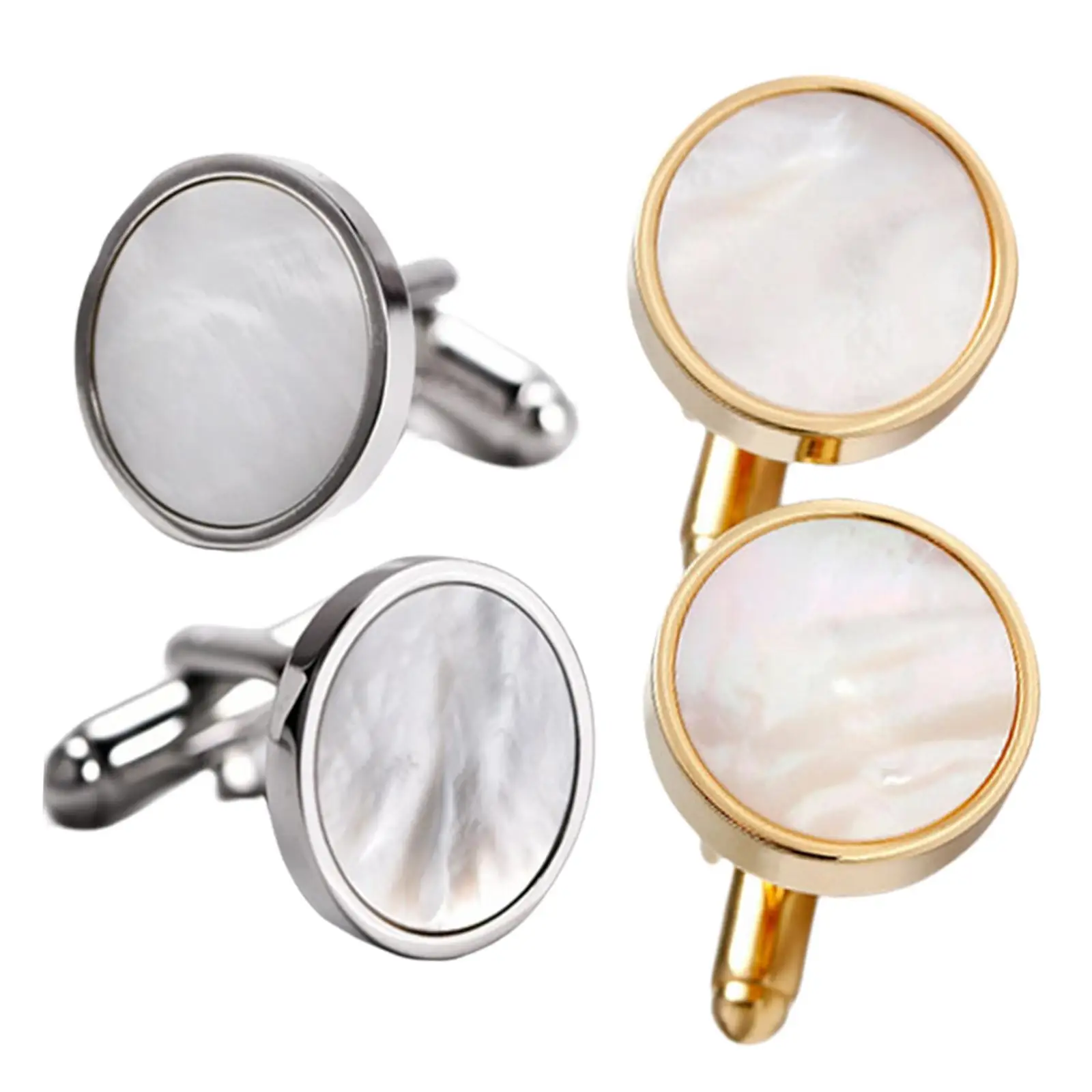 Mens Cufflinks Cuff Links Suit Simply for Gift Present Christmas Business Wedding