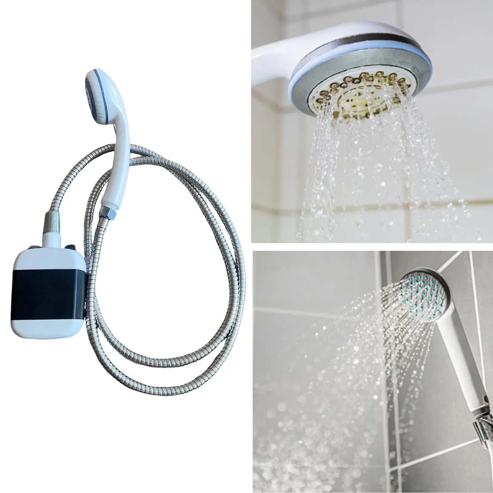 Portable Outdoor Shower Set Compact Car Traveling Shower Head Camping Shower