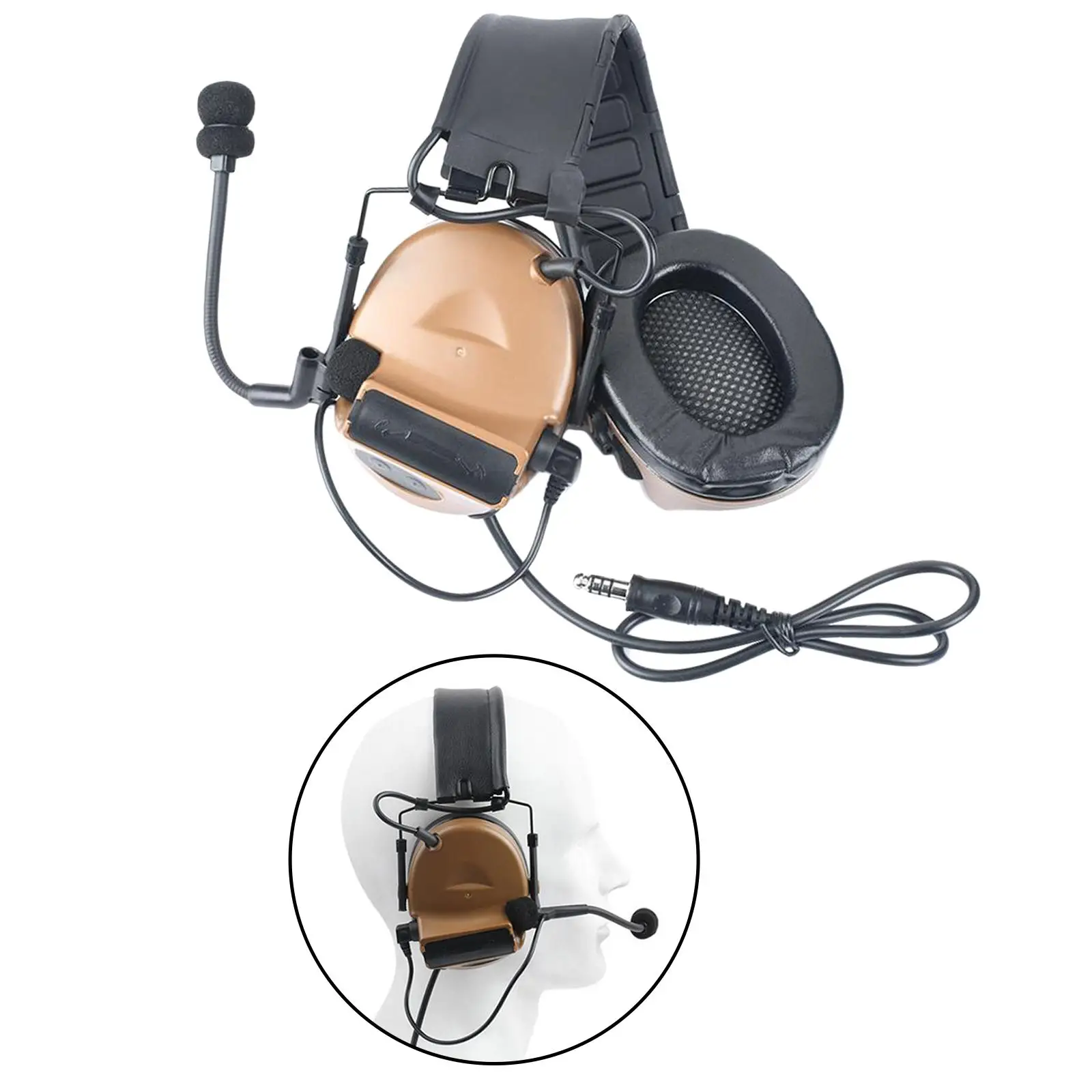 Noise Reduction Noise Free Hearing Defense Tactical Headphones for