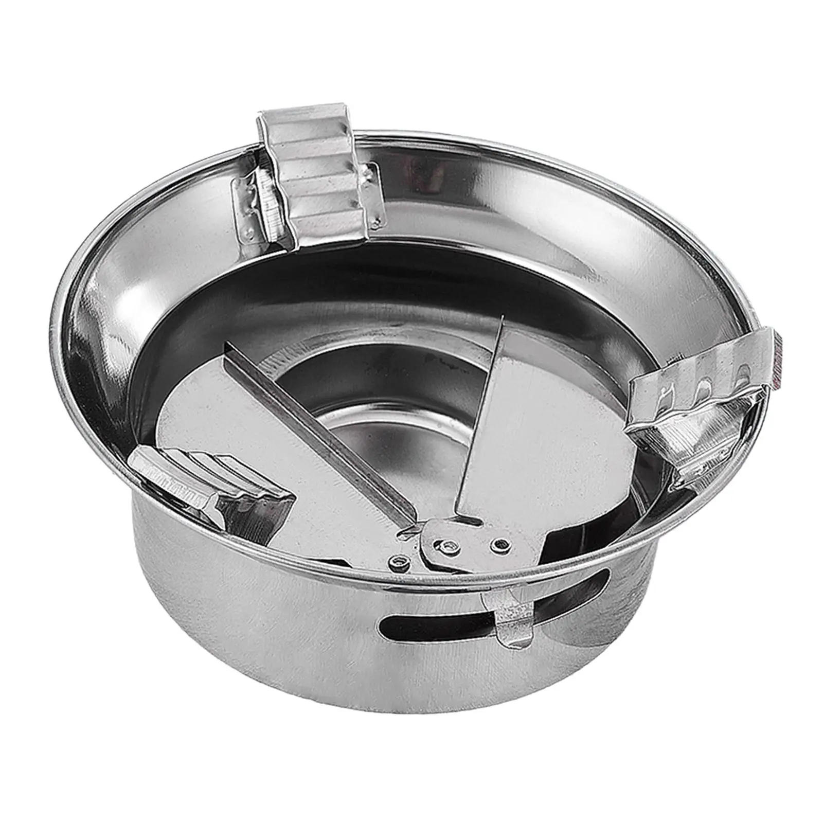 Outdoor Alcohol Stove Stainless Steel for Hiking Fishing Picnic Lightweight