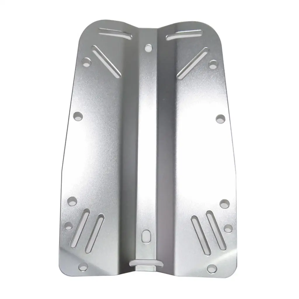 Aluminum Small  Diving Backplate Underwater Scuba Diving Backplate for Snorkeling   Sports