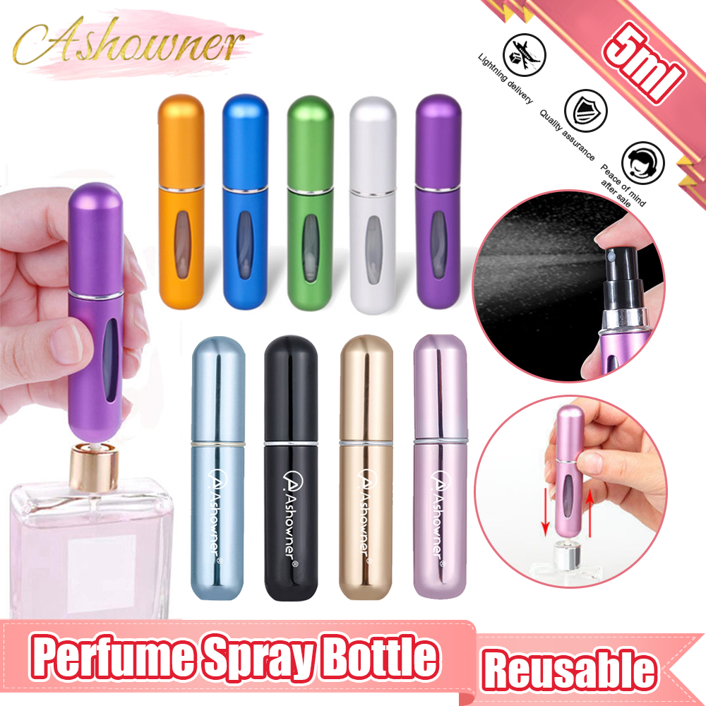 Best of Small Refillable 5ml Perfume Bottles Atomizer Bottle Portable Cosmetic Container Perfume Spray Bottle For Travel Reviews & Tips