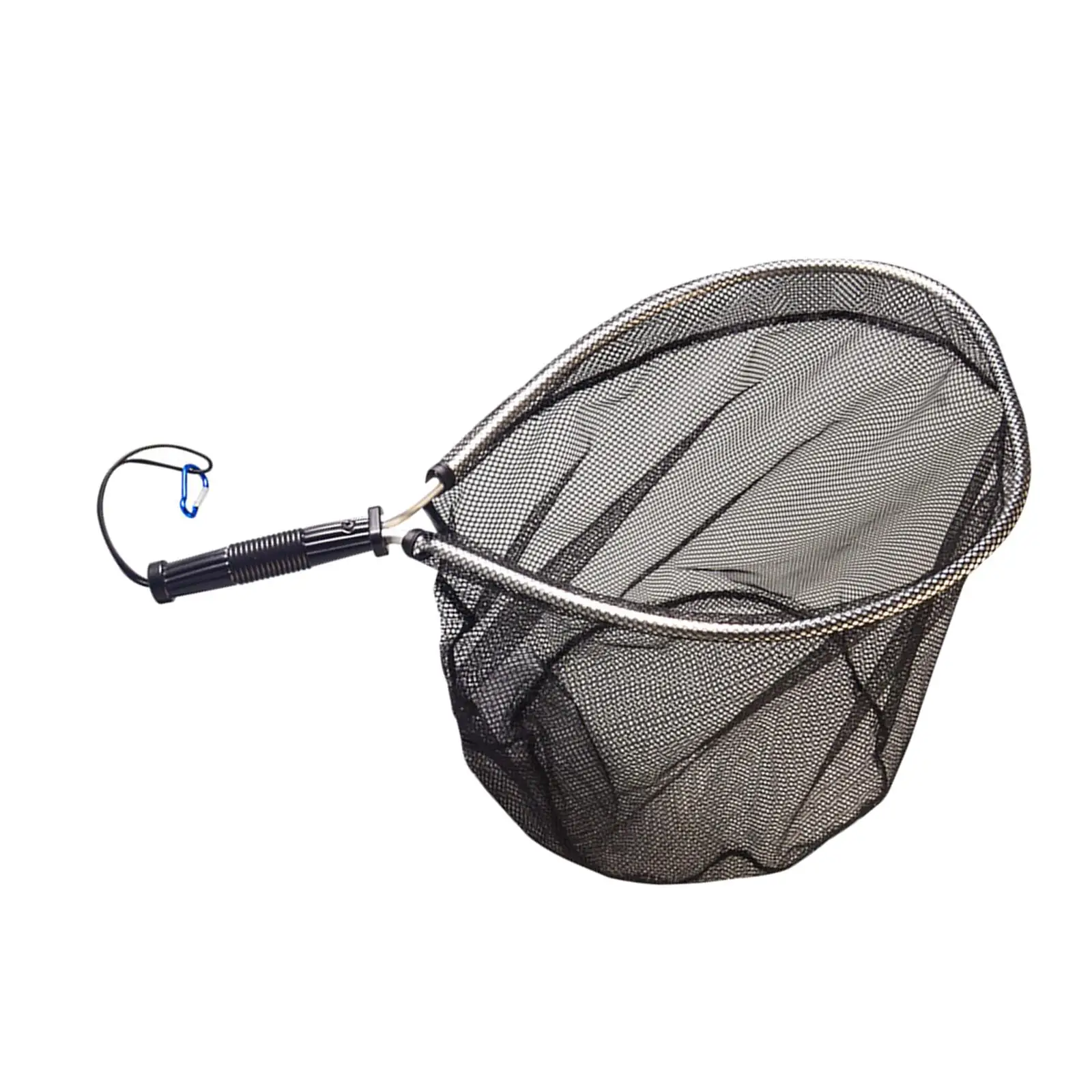 Fishing Landing Net Portable Lightweight Fishing Mesh Net Nonslip Grip for Freshwater Saltwater Kayak Boat Fishing Accessories