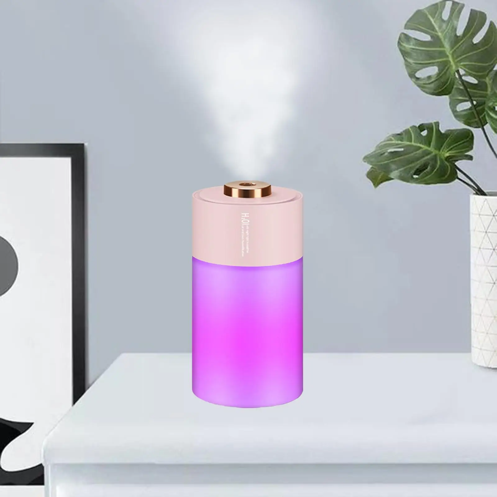 Portable Mist Humidifier Diffuser Quiet USB LED Ultrasonic Atomizer Purifier for Desk