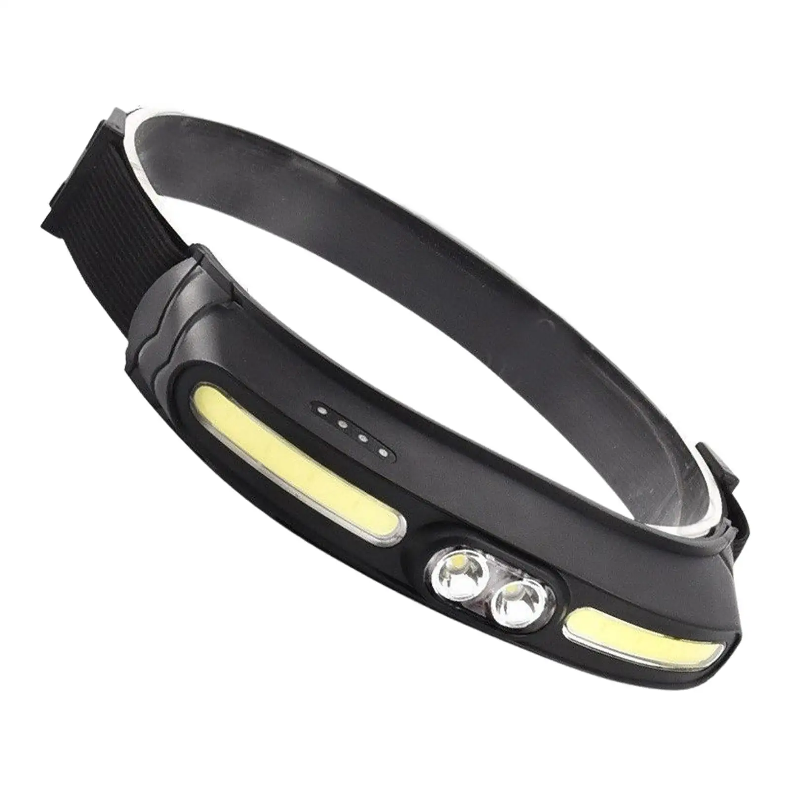 LED Headlamp 5 Modes Floodlight Weatherproof for Fishing Camping Jogging