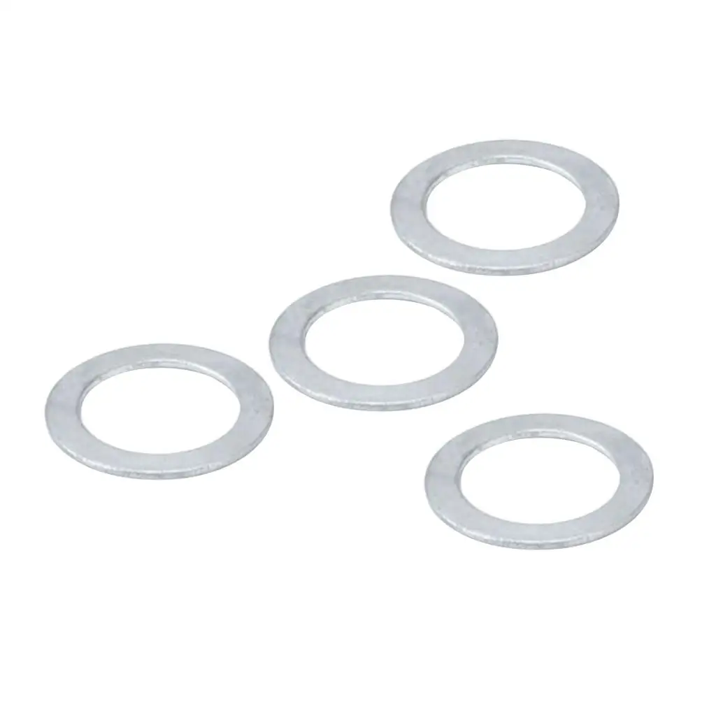 4 Pieces Stainless Flat Washer  Bike Cycling Spacer Flat Washer