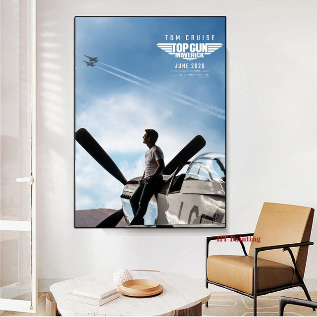 2022 Top Gun: Maverick Modern Movie Print Art Canvas Poster For Living Room  Decor Home Wall Picture - AliExpress