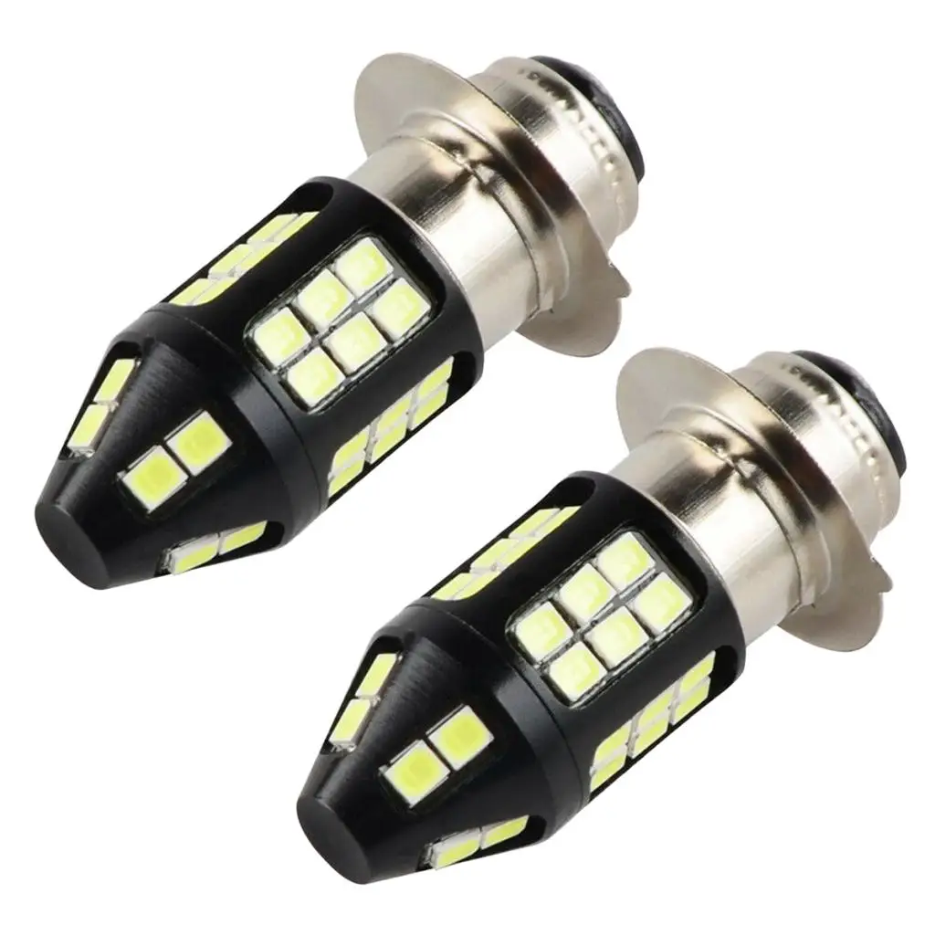 Motorcycle LED Headlight Bulb Projector Conversion Kit Hi/Lo Beam 100W