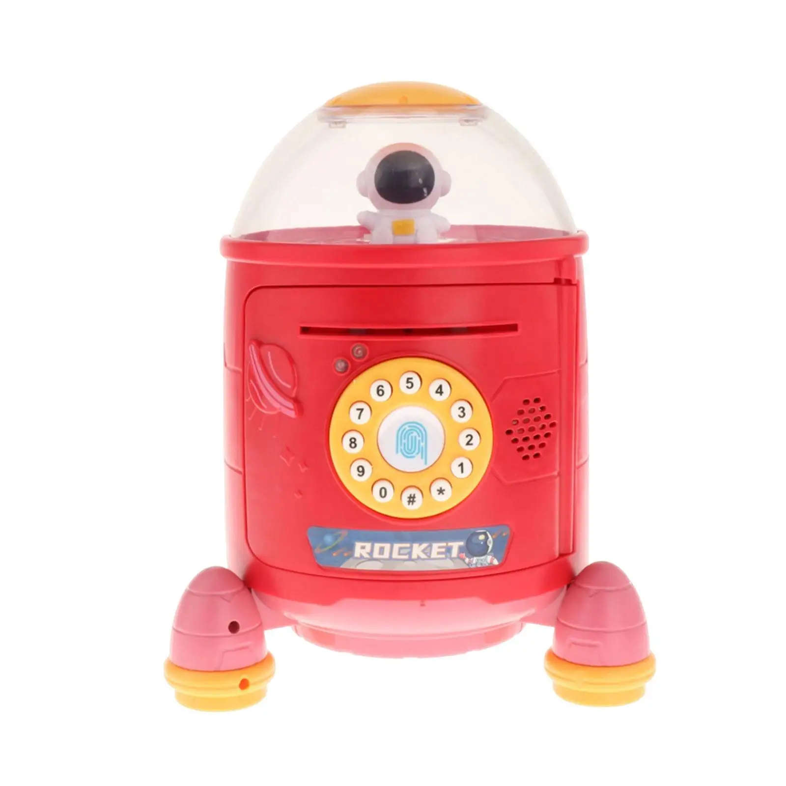 Money Saving Box with Password ATM Safety Machine Educational toy Box Rocket Piggy Bank for Kids Password Piggy Bank Girls