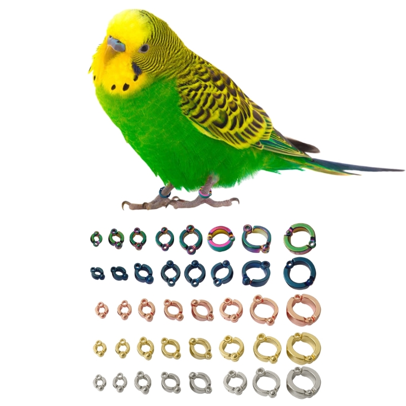 Title 2, Clip-on Bird Foot Label Rings for Pigeons Pet P...