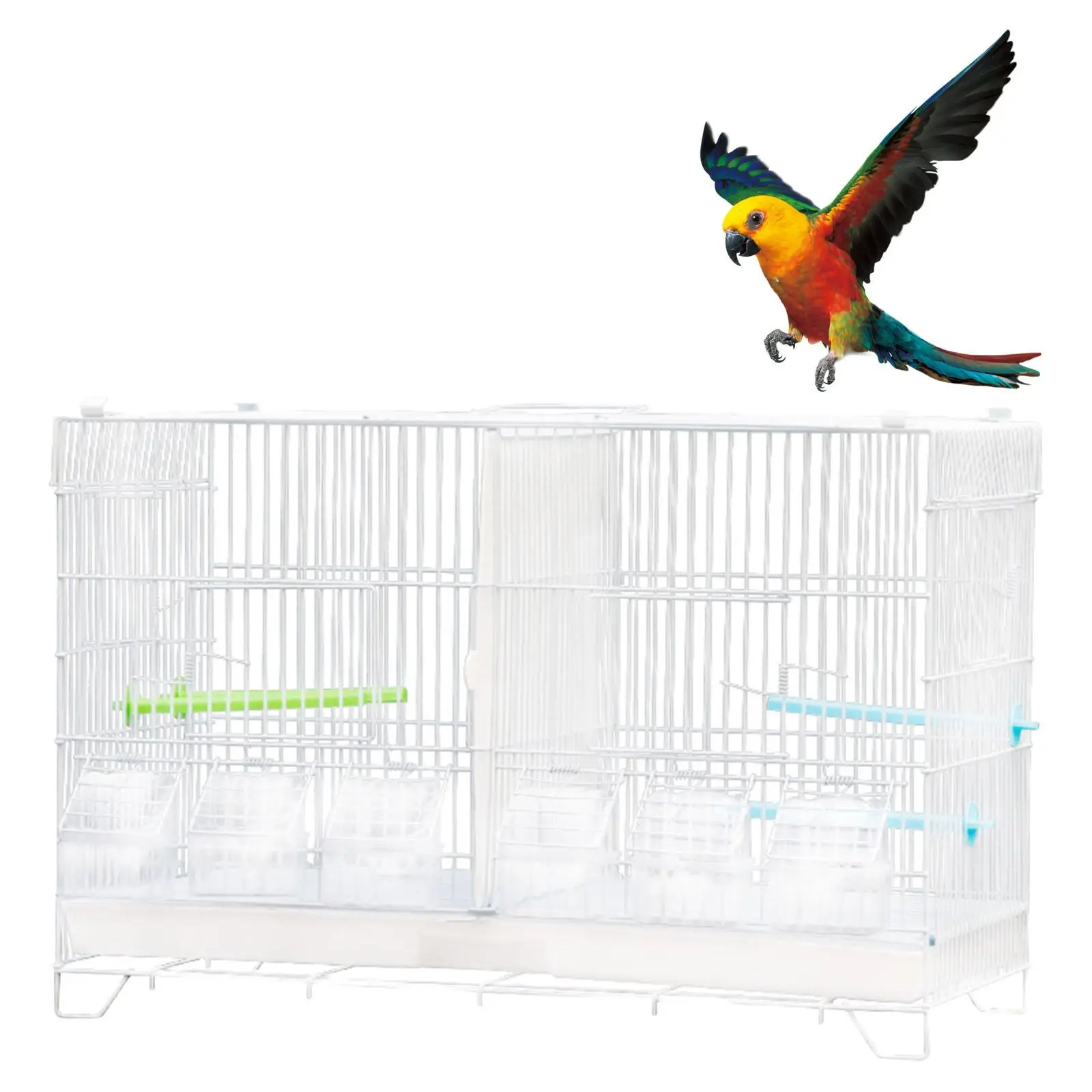 Bird Cage Pet Supplies House Playground Nest Parrot Birdcage for Conures Finches Parrotlet Pigeons Cockatiel