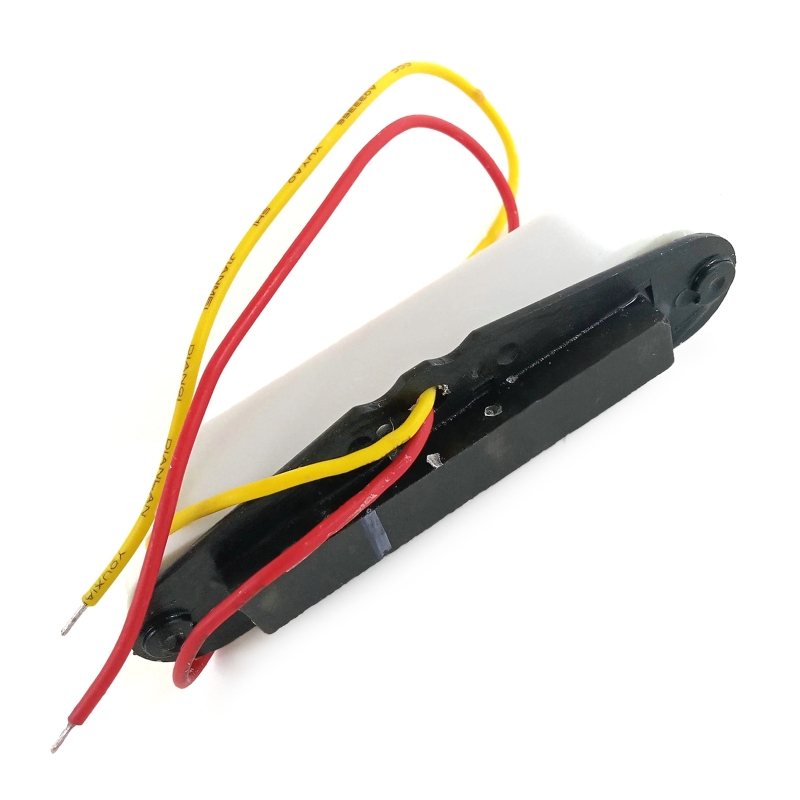 Strat Style E-Gitarren-Tonabnehmer-Set, Single-Coil-Tonabnehmer geladen, hoch ohne Tonabnehmer, Ersatz passend für 6-saitige Gitarre – Detail 7
