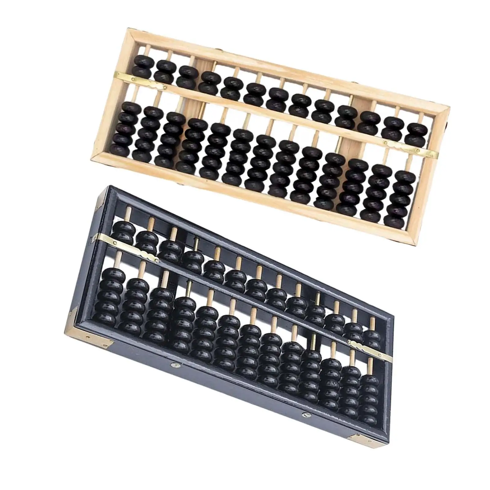 3 digits Rods Vintage Style Wooden Abacus Math Toys Professional Calculator for Adults, Kids
