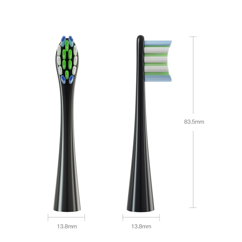 12 Ersatz-Vakuumbürstenköpfe für Oclean X PRO/ Z1/ F1/ One/ Air 2/SE Soft DuPont Deep 3-farbige versiegelte verpackte Düsen – Detail 5