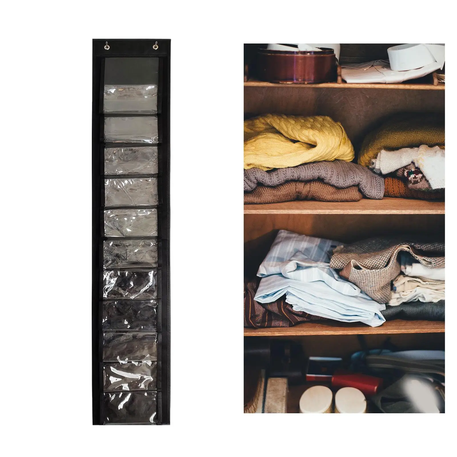 Foldable TowelOrganizer Closet Storage Box Clothes Jeans Shirt Separation