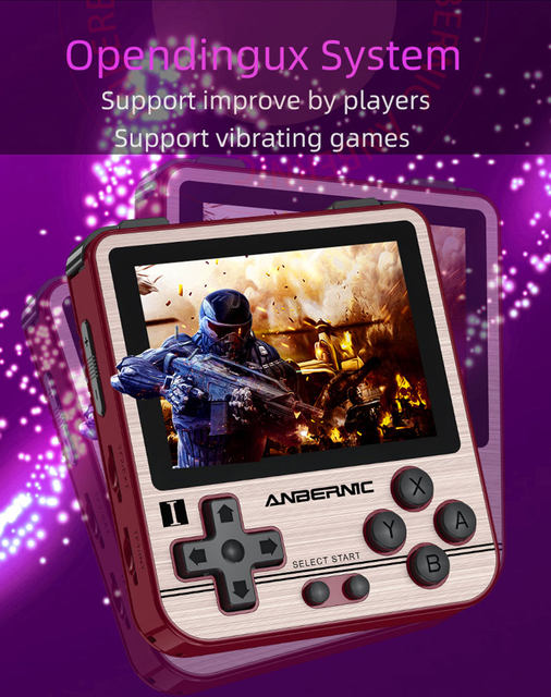 ANBERNIC RG280V Handheld Retro Game Console 2.8Inch IPS Screen 