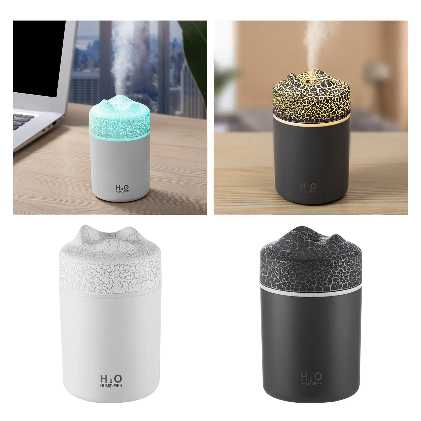 Cool Mini Humidifiers Small Night Light Air Humidifier Desktop Humidifier for Office Baby Bedroom Home NightStand