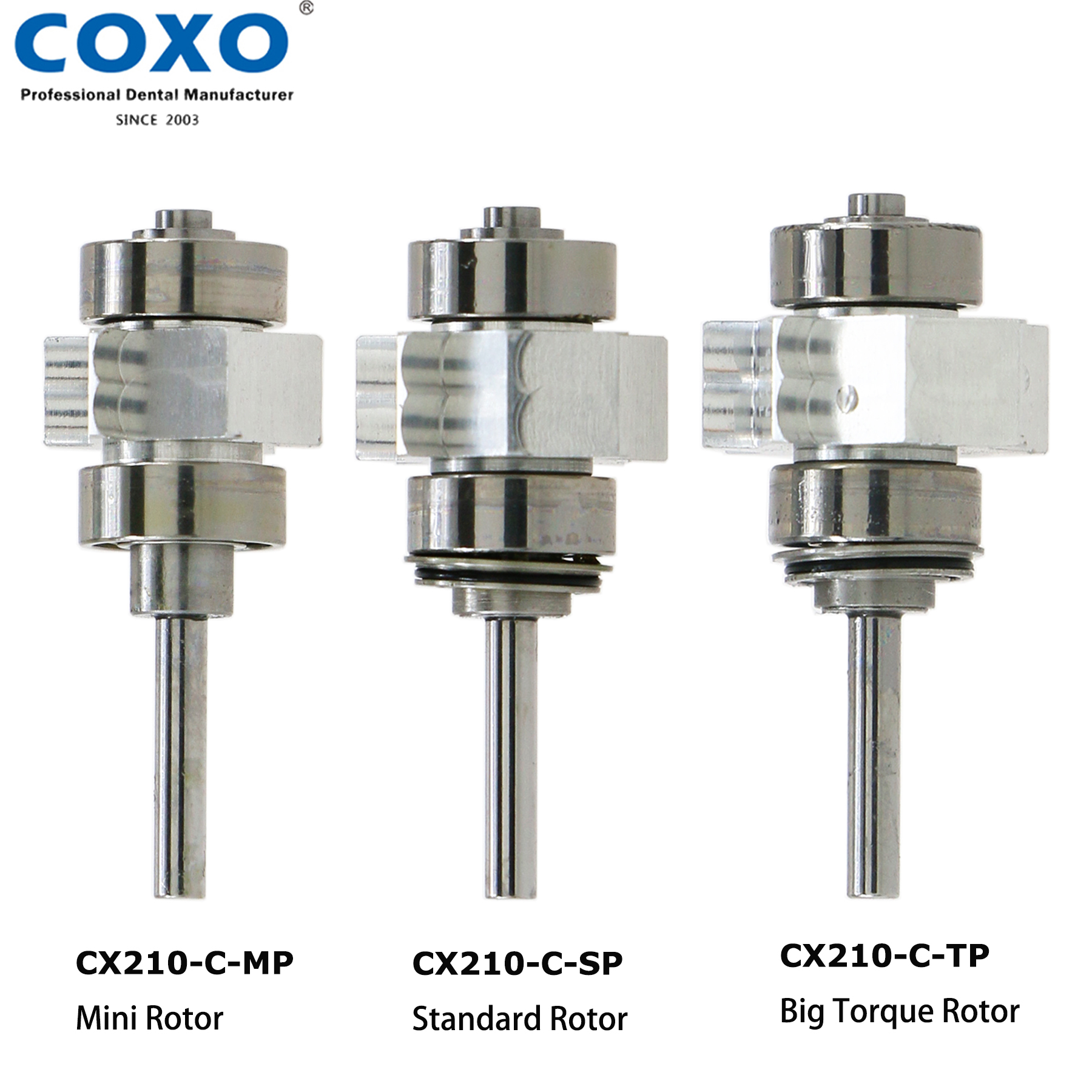 Best of COXO Dental Turbine Cartridge Air Rotor For Original YUSENDENT CX207 Fiber Optic LED High Speed Handpiece Reviews & Tips