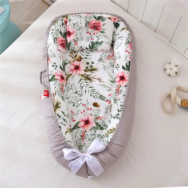 Nido reductor de cuna de corona Rosa + almohadillas para tostadas -  AliExpress