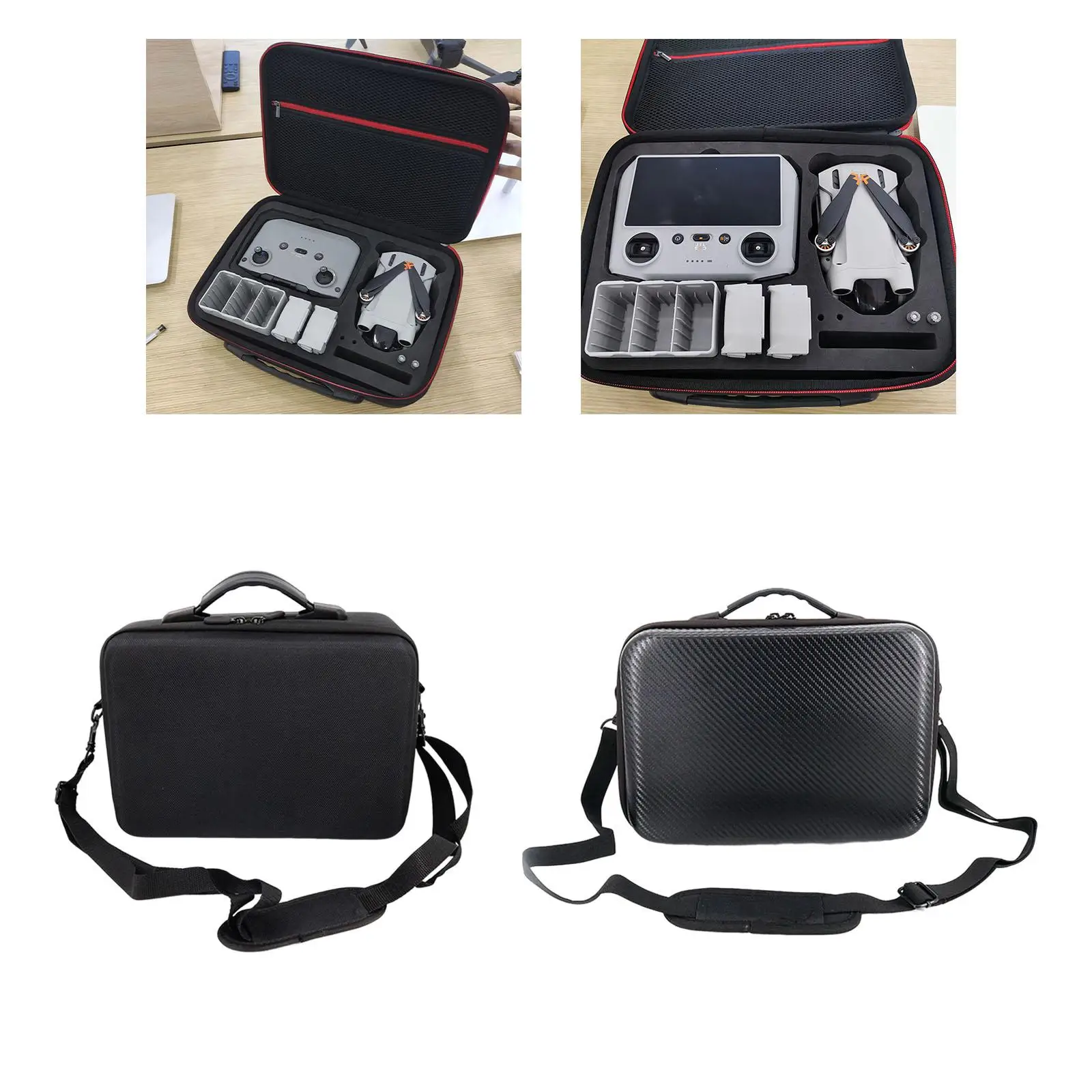 Carrying Case Protection Scratch Resistant Fittings Waterproof Strap Handbag for DJI Mini 3 Pro Drone Remote Controller Battery
