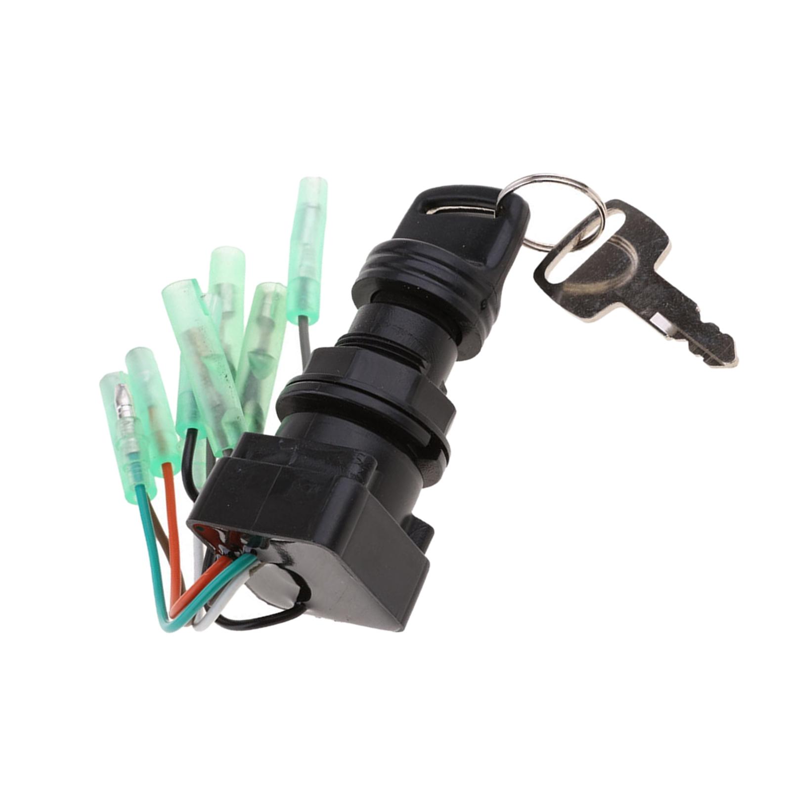 Boat Ignition Key Switch Durable for Suzuki Replacement Modification