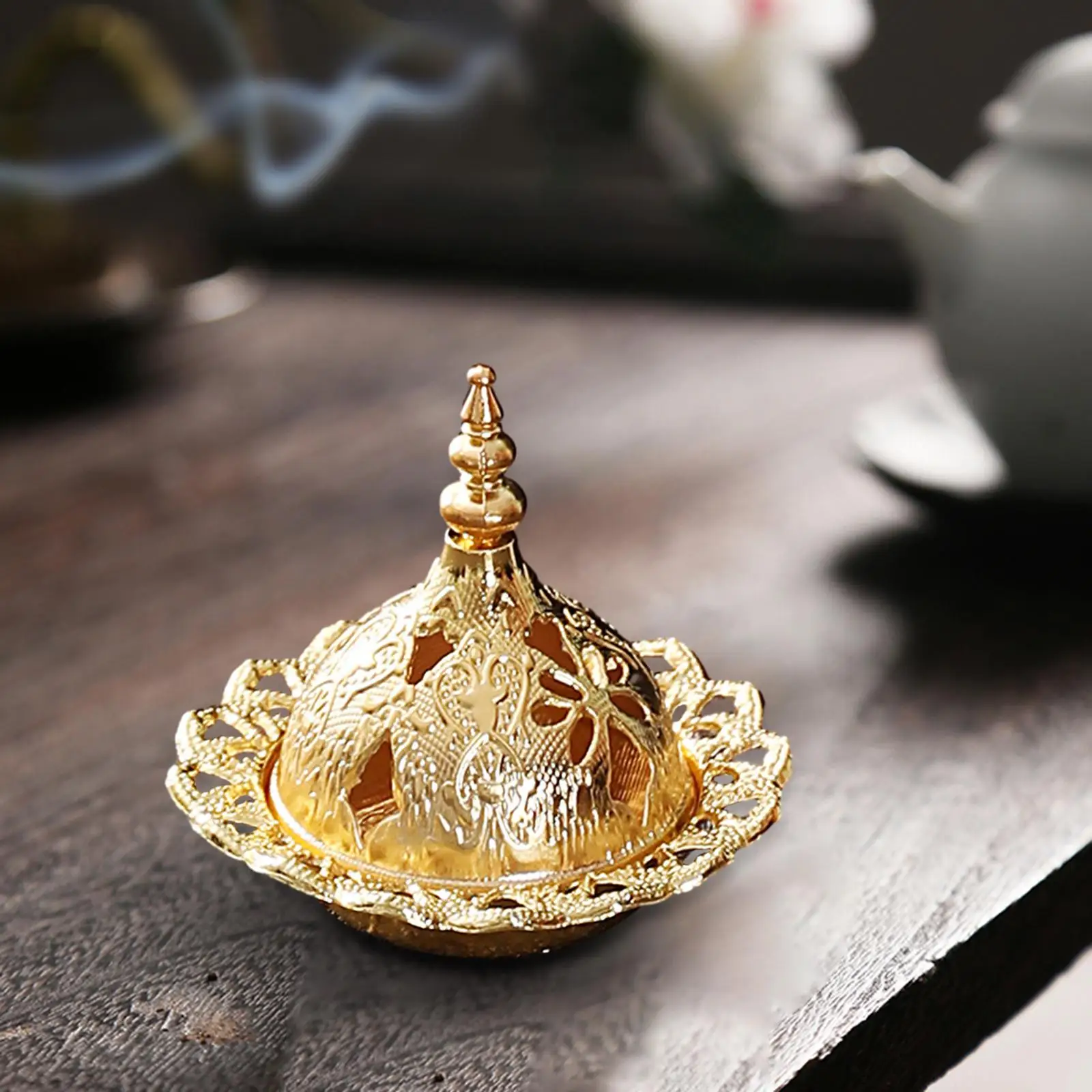 Arabic Incense Holder Table Centerpiece Party Favors Holiday Gifts Cone Incense Burner for Shelf Desk Teahouse Mantel Home