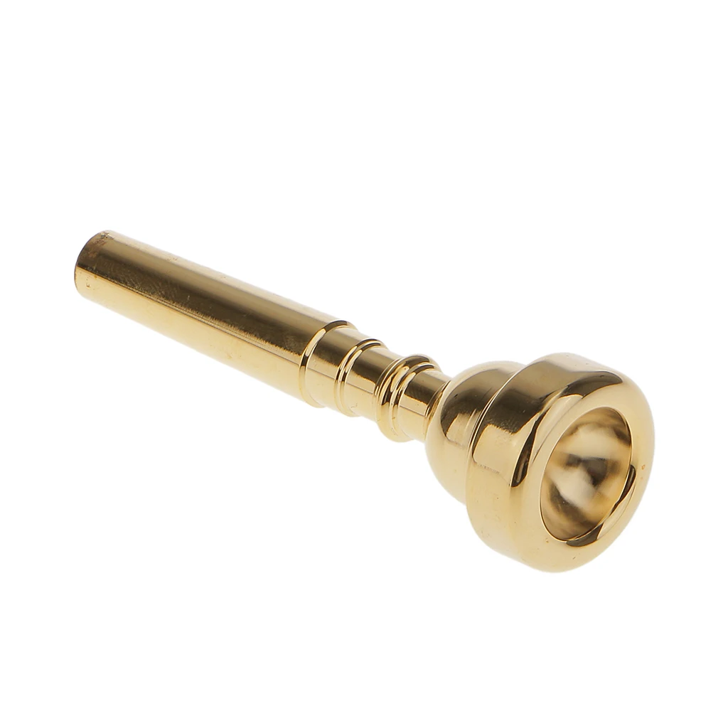 Metal Trumpet 3C Mouthpiece 87mm Golden Plated for  Bach Trumpet